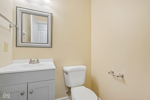 Bathroom at 3800 Richmond Court, Carmel, IN