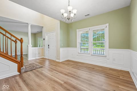 Foyer at 3800 Richmond Court, Carmel, IN