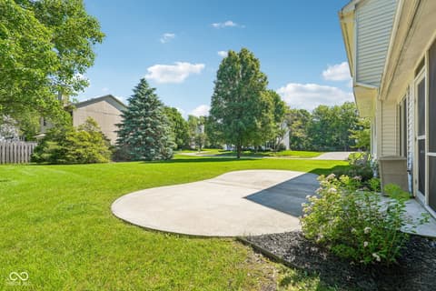 Yard at 3800 Richmond Court, Carmel, IN