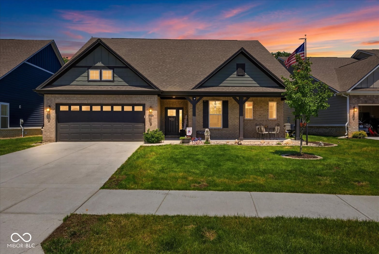 Front exterior at 20235 Atchison Way, Westfield, IN
