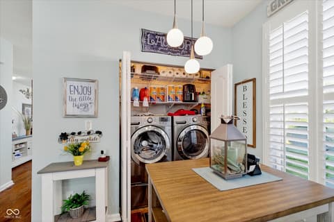 Laundry room at 13486 E 131st Street, Fishers, IN