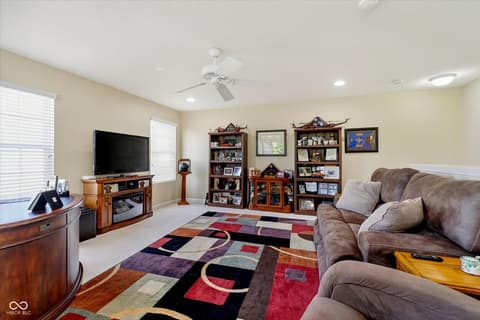 Living room at 13486 E 131st Street, Fishers, IN