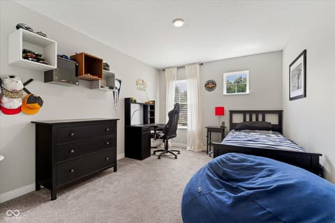 Bedroom at 9863 Gaylen Court, Fishers, IN