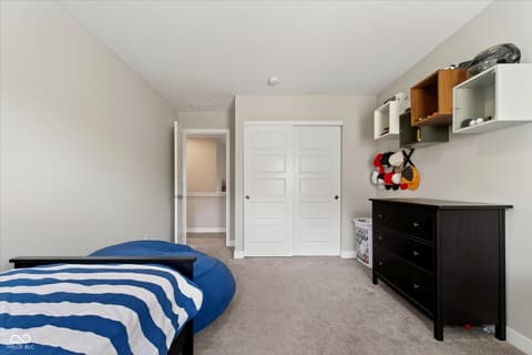 Bedroom at 9863 Gaylen Court, Fishers, IN