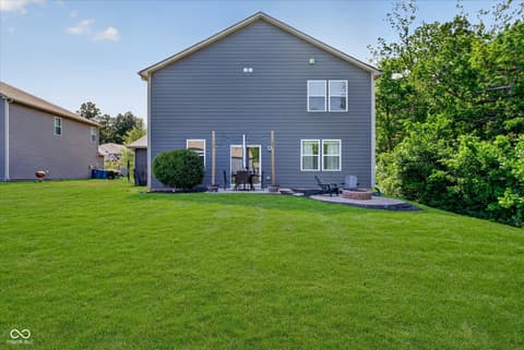 Backyard at 9863 Gaylen Court, Fishers, IN