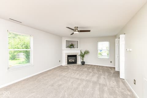 Family room at 12636 Stanwich Place, Carmel, IN
