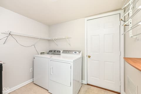 Laundry room at 12636 Stanwich Place, Carmel, IN