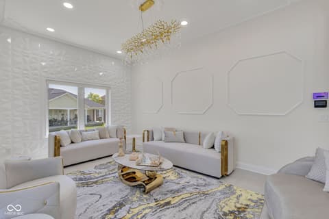 Living room at 3687 W 121st, Zionsville, IN