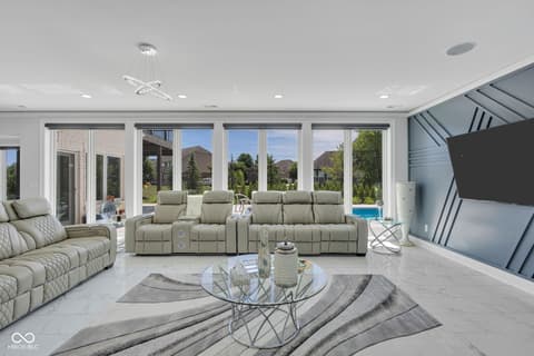 Living room at 3687 W 121st, Zionsville, IN