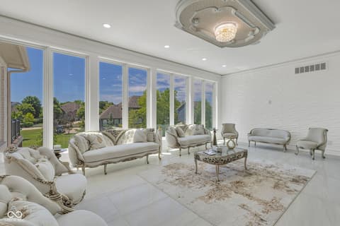 Living room at 3687 W 121st, Zionsville, IN