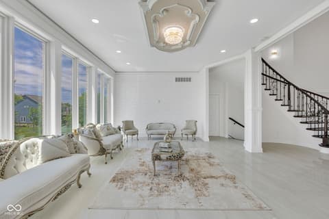 Living room at 3687 W 121st, Zionsville, IN