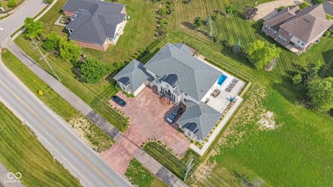 Aerial view at 3687 W 121st, Zionsville, IN