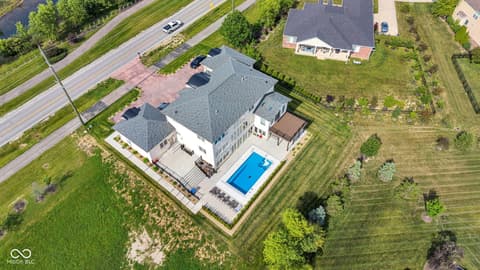 Aerial view at 3687 W 121st, Zionsville, IN