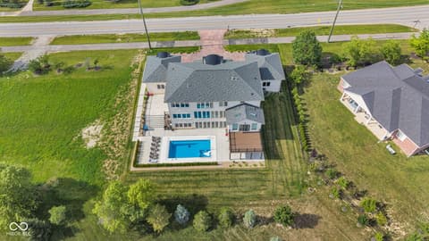 Aerial view at 3687 W 121st, Zionsville, IN