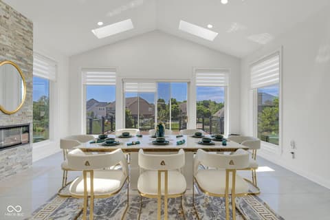 Dining room at 3687 W 121st, Zionsville, IN