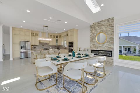 Dining room at 3687 W 121st, Zionsville, IN