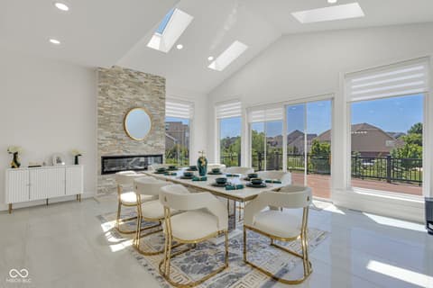 Dining room at 3687 W 121st, Zionsville, IN