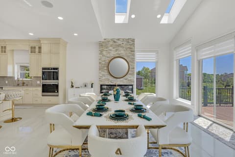 Dining room at 3687 W 121st, Zionsville, IN