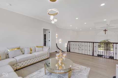 Living room at 3687 W 121st, Zionsville, IN