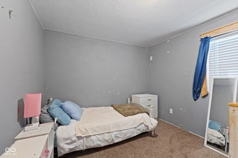 Bedroom at 700 Shady Lane, Crawfordsville, IN