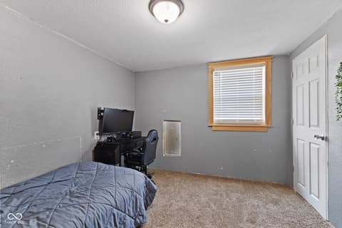 Bedroom at 700 Shady Lane, Crawfordsville, IN