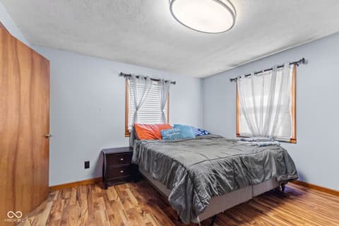 Bedroom at 700 Shady Lane, Crawfordsville, IN