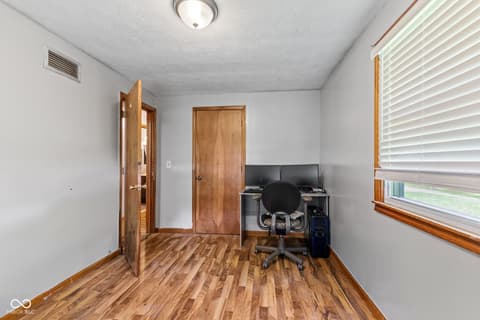 Home office at 700 Shady Lane, Crawfordsville, IN
