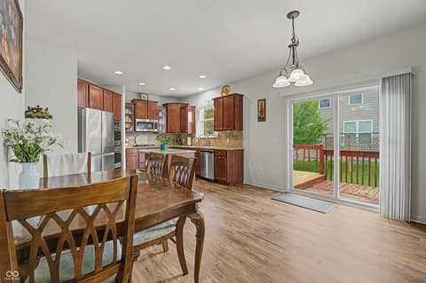 Dining room at 13874 Luxor Chase, Fishers, IN