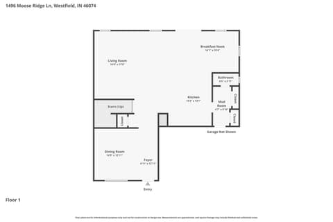 Floor Plan — 1496 Moose Ridge Lane, Westfield, IN