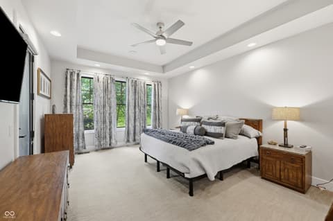 Primary bedroom at 534 Dylan Drive, Carmel, IN