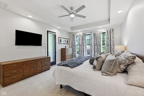 Primary bedroom at 534 Dylan Drive, Carmel, IN