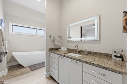 Bathroom at 534 Dylan Drive, Carmel, IN