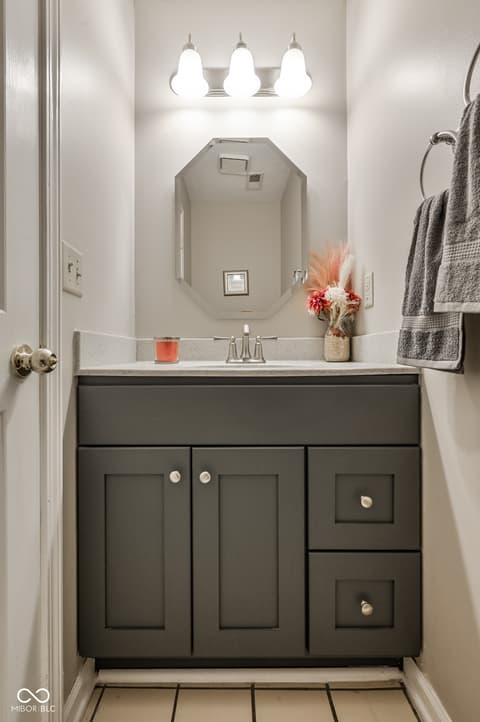 Bathroom at 11224 Garrick Court, Fishers, IN