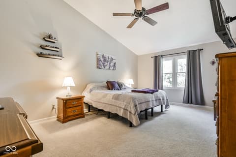 Primary bedroom at 11224 Garrick Court, Fishers, IN