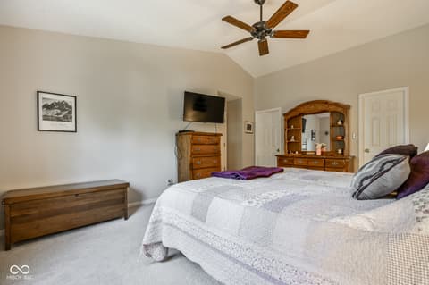 Primary bedroom at 11224 Garrick Court, Fishers, IN