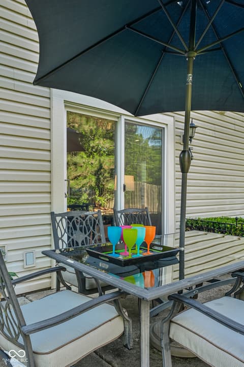 Outdoor living area at 11224 Garrick Court, Fishers, IN