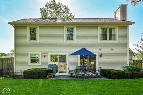 Backyard at 11224 Garrick Court, Fishers, IN
