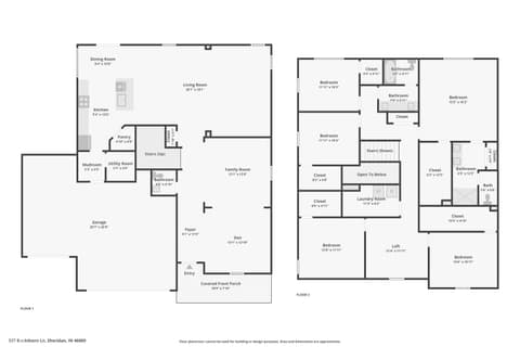 Floor Plan — 527 Buckthorn, Sheridan, IN
