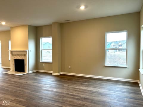 Living room at 9789 Mystic Sun Court, Fishers, IN