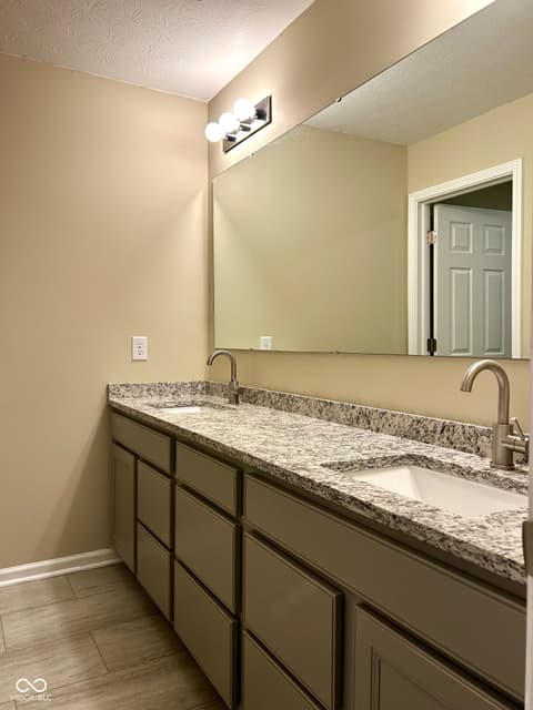 Bathroom at 9789 Mystic Sun Court, Fishers, IN