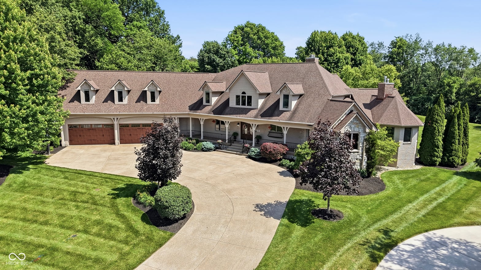 Front exterior at 12093 Hawthorne Ridge, Fishers, IN