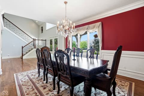 Dining room at 12093 Hawthorne Ridge, Fishers, IN