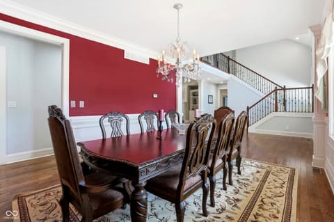 Dining room at 12093 Hawthorne Ridge, Fishers, IN