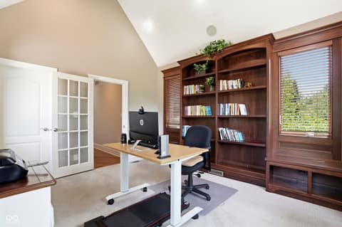Home office at 12093 Hawthorne Ridge, Fishers, IN