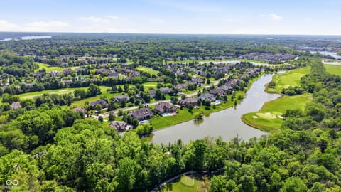 Aerial view at 12093 Hawthorne Ridge, Fishers, IN