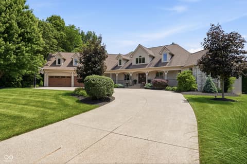 Front exterior at 12093 Hawthorne Ridge, Fishers, IN