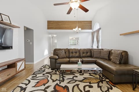 Living room at 13847 Waycross Drive, Fishers, IN