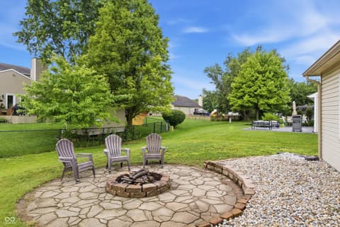 Backyard at 13847 Waycross Drive, Fishers, IN