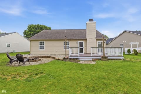 Backyard at 13847 Waycross Drive, Fishers, IN