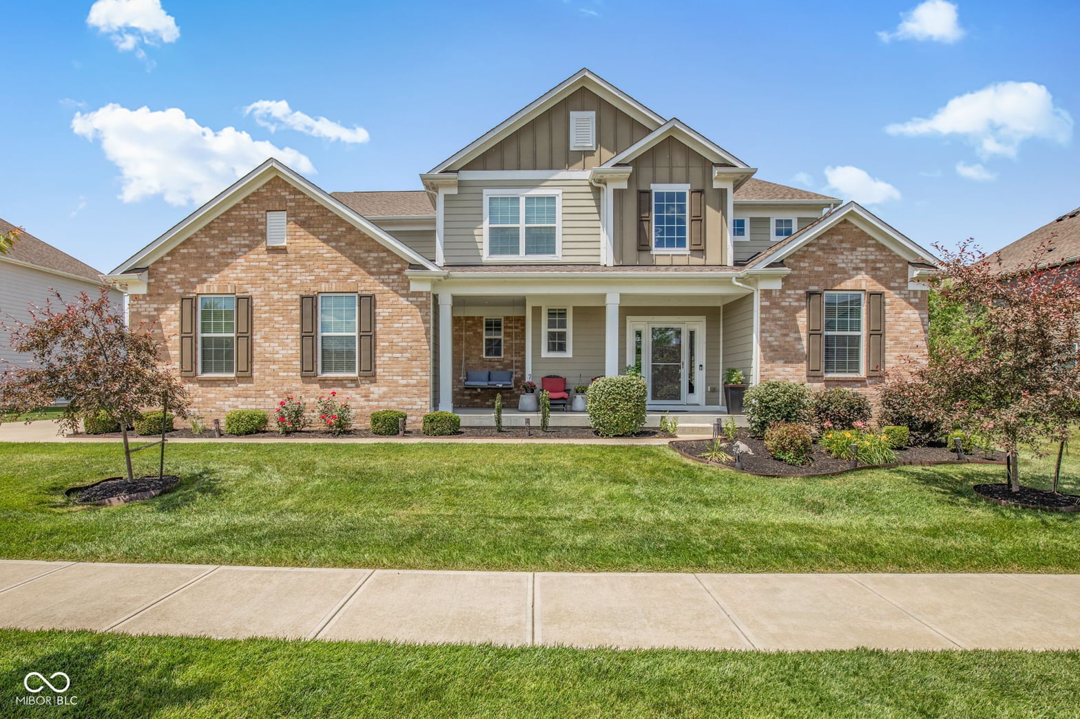 Front exterior at 3796 Conifer Drive, Zionsville, IN